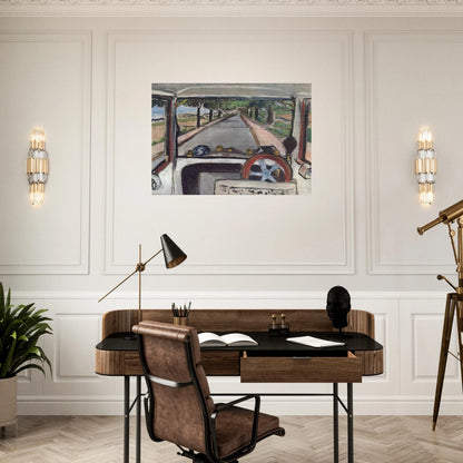 THE WINDSHIELD 1917 0 - Henri Matisse Brushed Aluminum Print - 70x100 cm / 28x40 inches | Henri Matisse Aluminum Print | Henri Matisse Prints