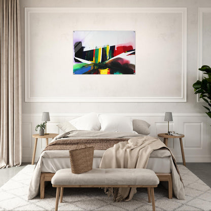 Phenomena Cave of the Prism Winds Year - 1986 - Paul Jenkins Acrylic Print - 70x100 cm / 28x40″ inches