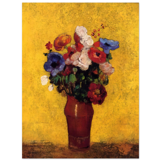 Odilon Redon - FLOWERS 4  75x100 cm / 30x40inches Fine Art Poster
