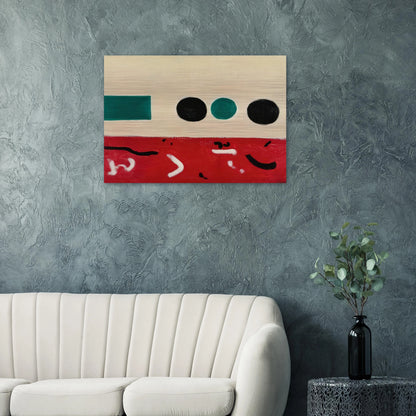 Movement East to West - 1956 - Adolph Gottlieb Brushed Aluminum Print - 70x100 cm / 28x40 inches | Adolph Gottlieb Aluminum Print | Adolph Gottlieb Prints