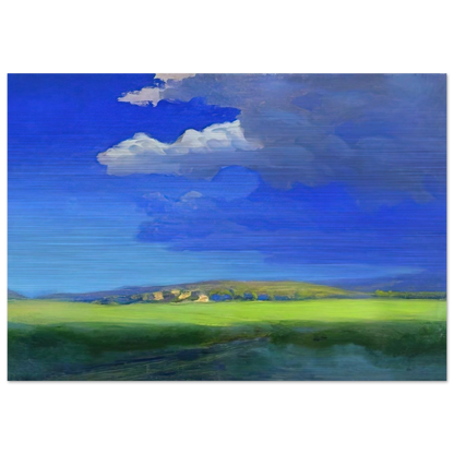 After the thunderstorm - Arkhyp Kuindzhi Brushed Aluminum Print - 70x100 cm / 28x40 inches | Arkhyp Kuindzhi Aluminum Print | Arkhyp Kuindzhi Prints
