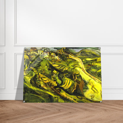 ROAD AT CAGNES - Chaim Soutine Acrylic Print - 70x100 cm / 28x40″ inches | Chaim Soutine Wall Art | Chaim Soutine Prints