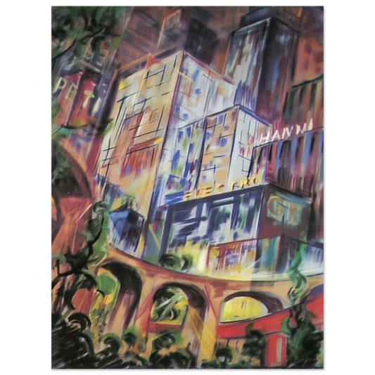 Konrad Zuse - Untitled - Expressionism  75x100 cm / 30x40inches Fine Art Poster