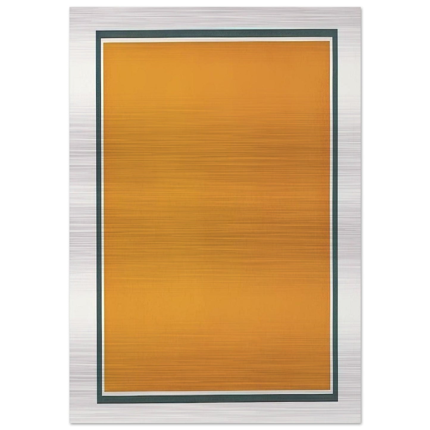 A Square With Colors Superimposed Within a Border - Sol LeWitt Brushed Aluminum Print - 70x100 cm / 28x40 inches | Sol LeWitt Aluminum Print | Sol LeWitt Prints