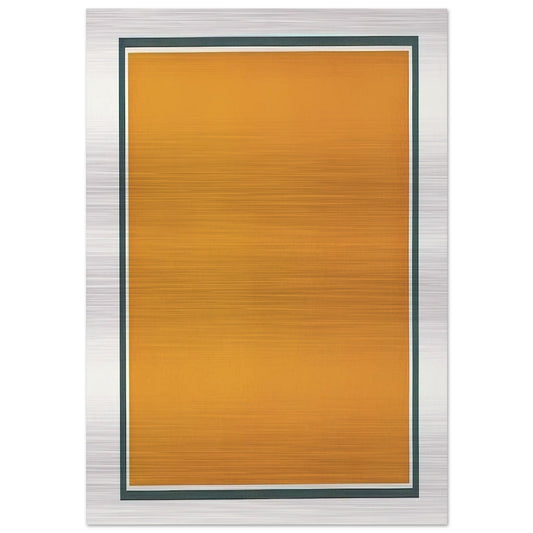 A Square With Colors Superimposed Within a Border - Sol LeWitt Brushed Aluminum Print - 70x100 cm / 28x40 inches | Sol LeWitt Aluminum Print | Sol LeWitt Prints