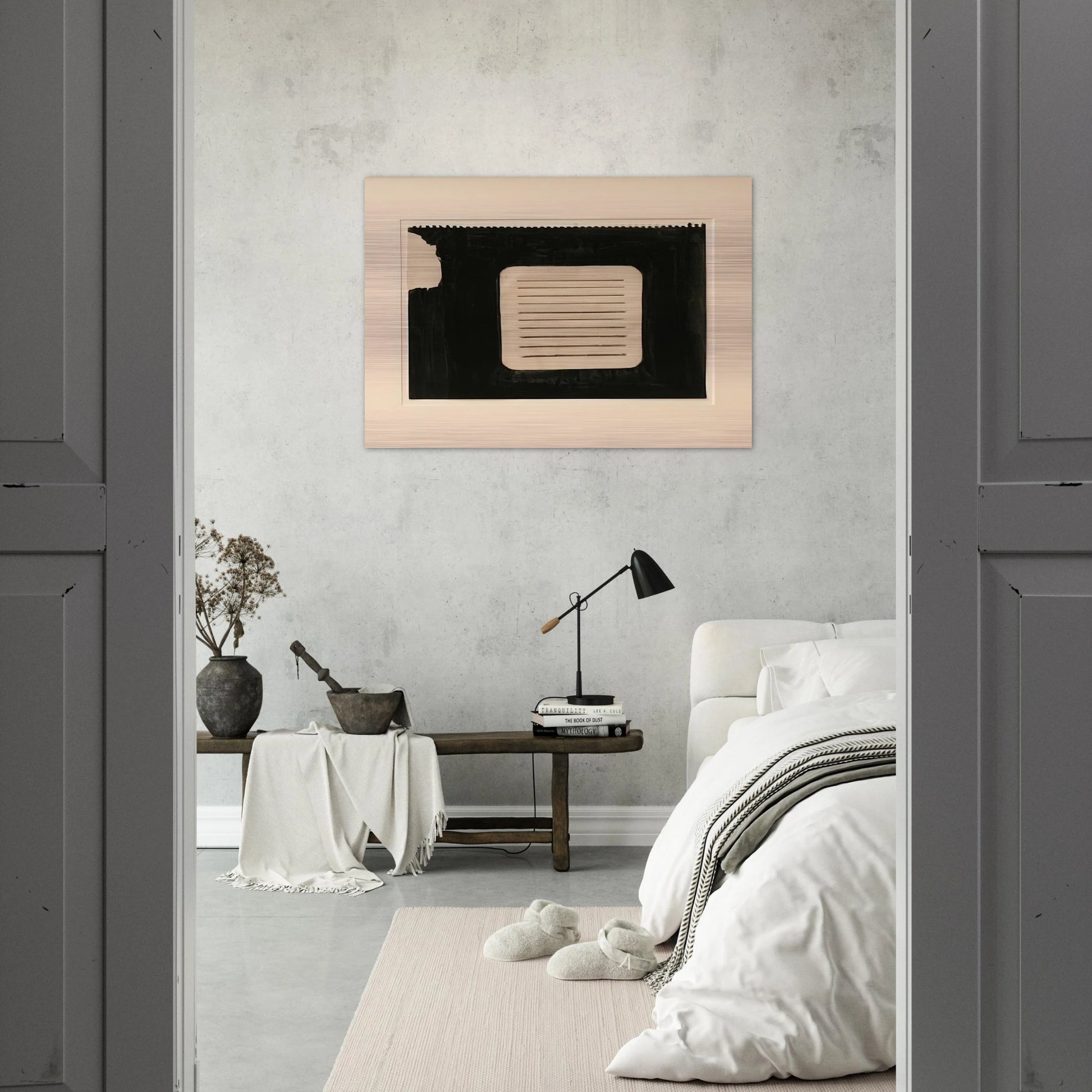 Untitled - 1962 - Donald Judd Brushed Aluminum Print - 70x100 cm / 28x40 inches | Donald Judd Aluminum Print | Donald Judd Prints