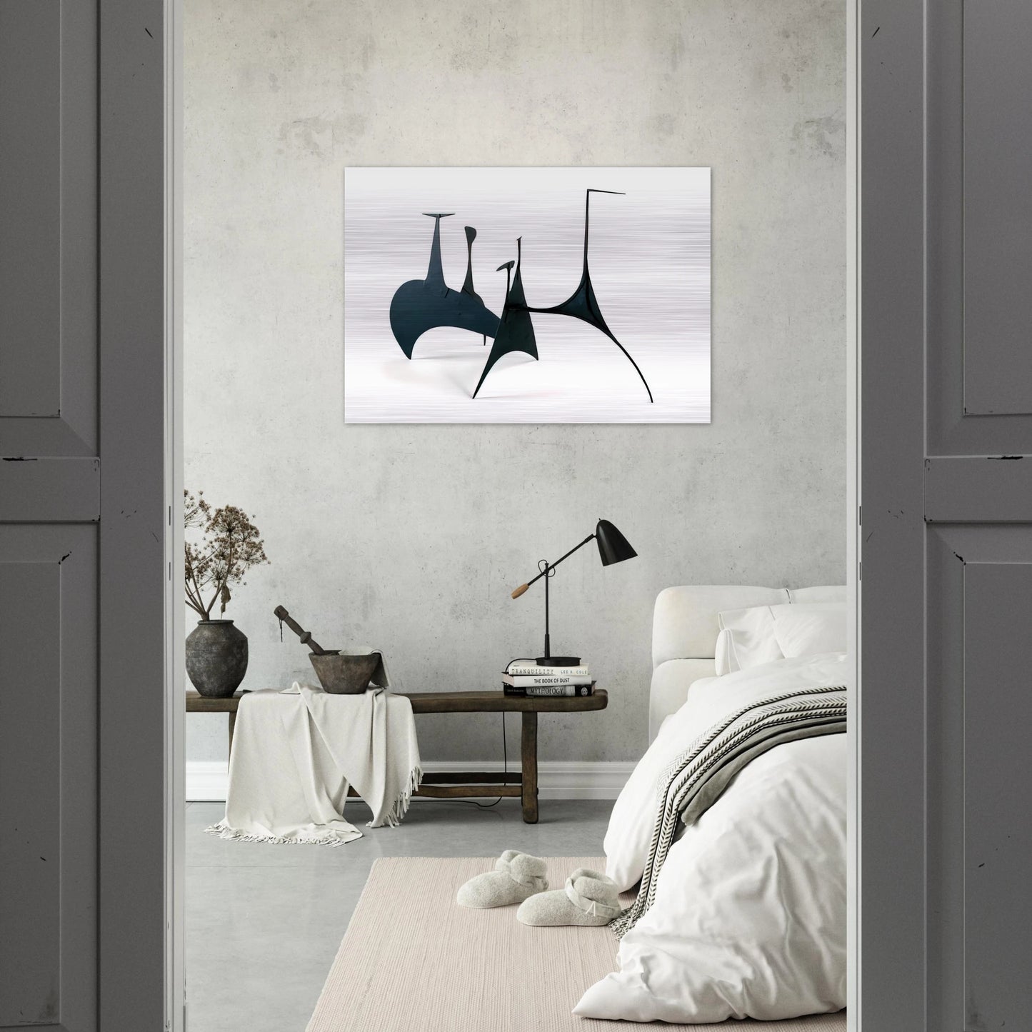 SPINY MAQUETTE 1939 - Alexander Calder Brushed Aluminum Print - 70x100 cm / 28x40 inches | Alexander Calder Aluminum Print | Alexander Calder Prints