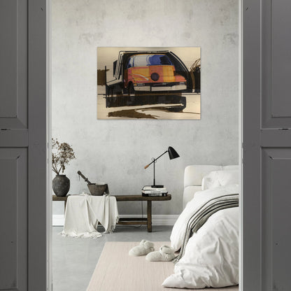 Syd Mead - Syd Mead Brushed Aluminum Print - 70x100 cm / 28x40 inches | Syd Mead Aluminum Print | Syd Mead Prints
