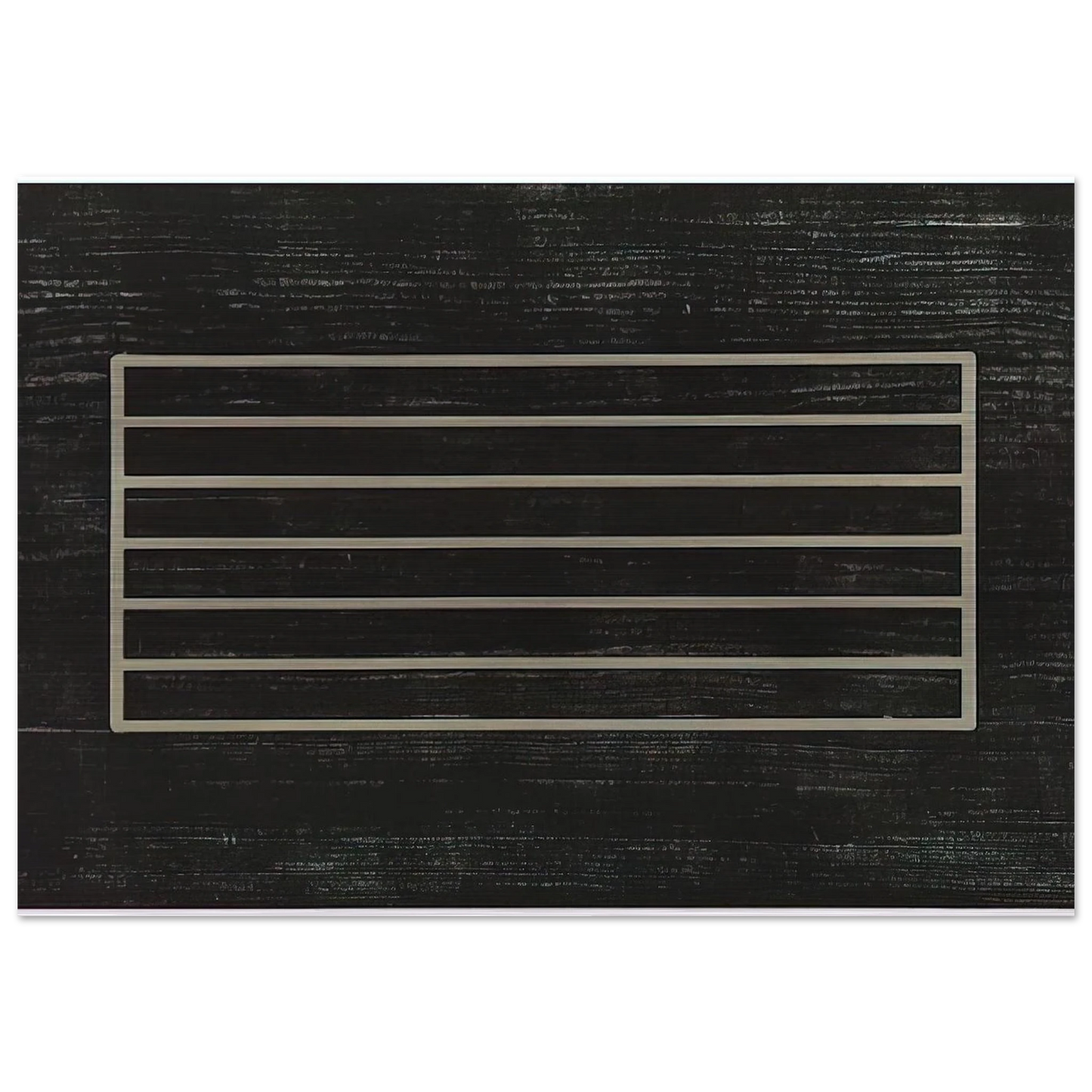 Untitled - Minimalism - Donald Judd Brushed Aluminum Print - 70x100 cm / 28x40 inches | Donald Judd Aluminum Print | Donald Judd Prints