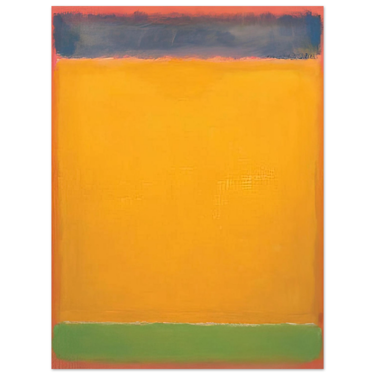 Mark Rothko - United Blue, Yellow, Green on Red - 1954 Wall Art - 30x40 cm / 12x16 inches - Fine Art Poster - -