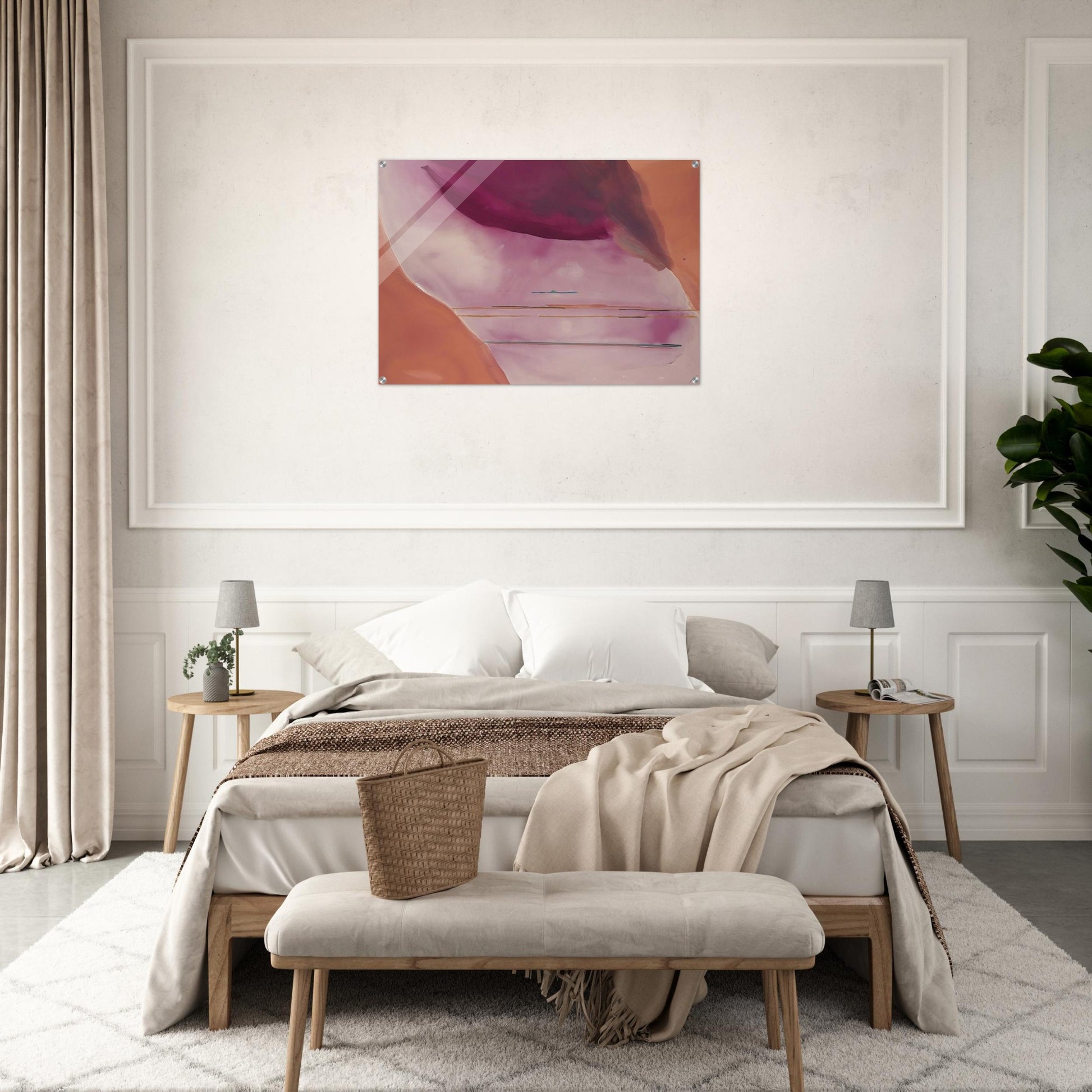 Pendulum - 1972 - Helen Frankenthaler Acrylic Print - 70x100 cm / 28x40″ inches