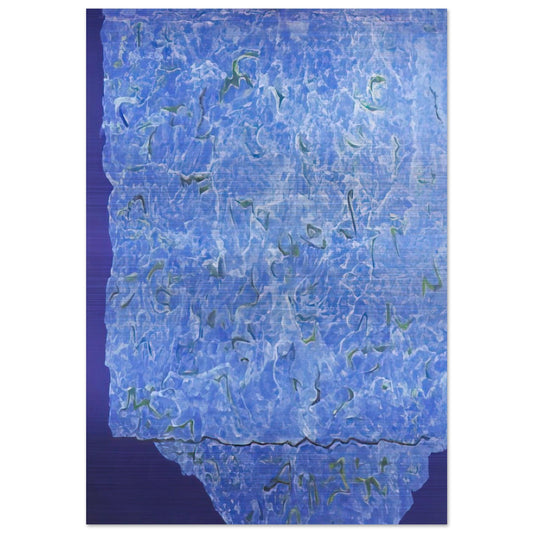 Infinity Field, Jerusalem Series, 3rd Letter - 1985 - Theodoros Stamos Brushed Aluminum Print - 70x100 cm / 28x40 inches | Theodoros Stamos Aluminum Print | Theodoros Stamos Prints