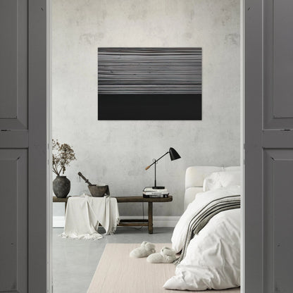 Peinture 12 November 2008 diptyque - 2008 - Pierre Soulages Brushed Aluminum Print - 70x100 cm / 28x40 inches | Pierre Soulages Aluminum Print | Pierre Soulages Prints