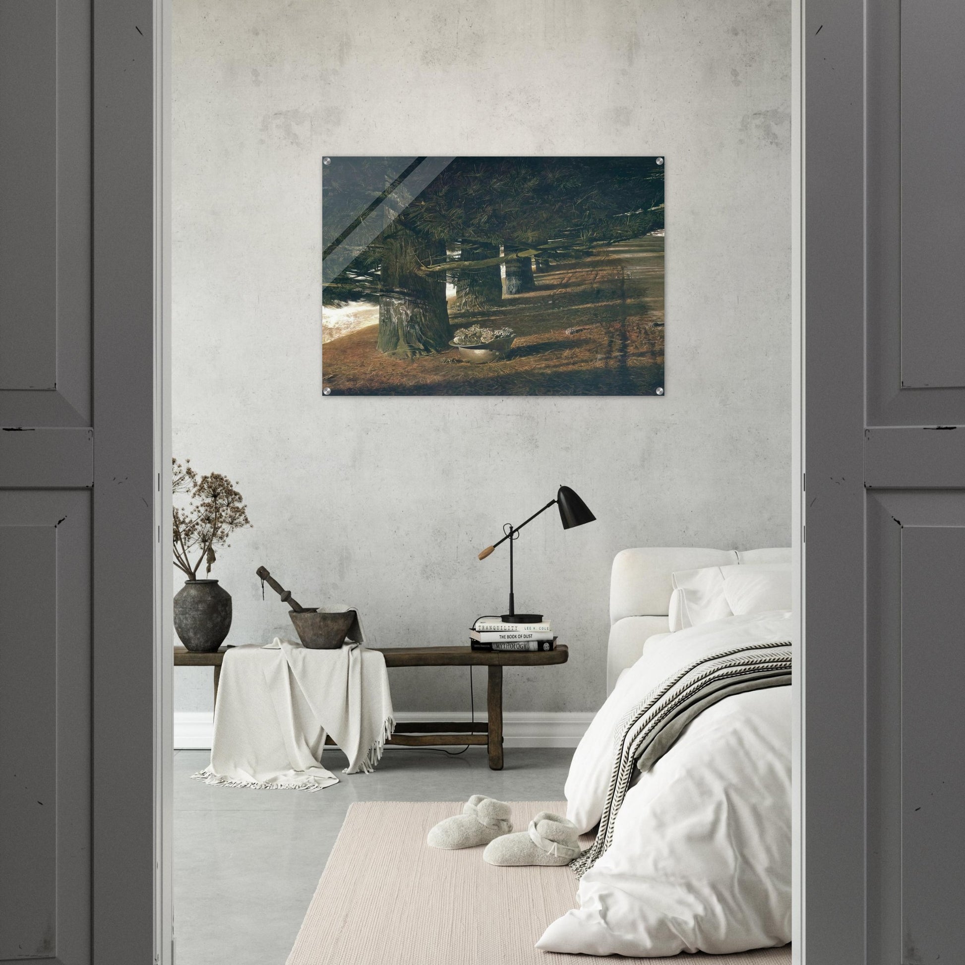 PINE BARON - Andrew Wyeth Acrylic Print - 70x100 cm / 28x40″ inches
