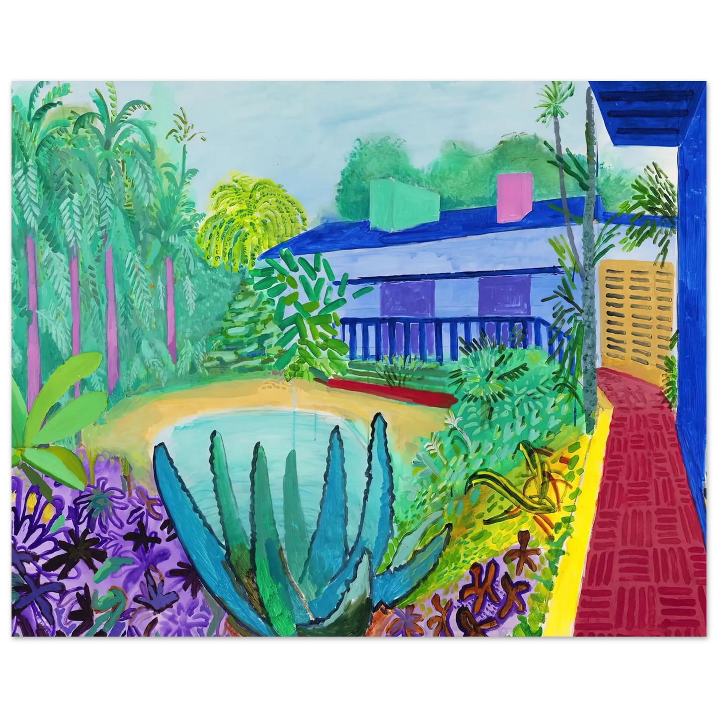 David Hockney - David Hockney Wall art - 40x50 cm / 16x20 Inches - Fine Art Poster - -