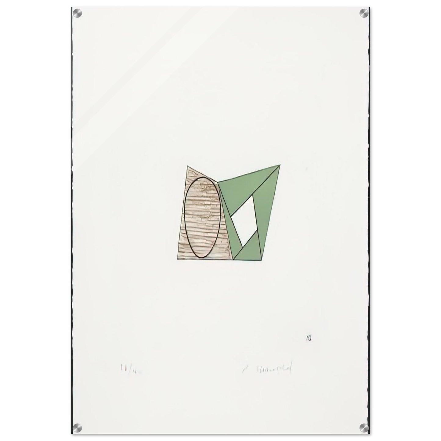 PAGES 10 1989 - Robert Mangold Acrylic Print - 70x100 cm / 28x40″ inches | Robert Mangold Wall Art | Robert Mangold Prints