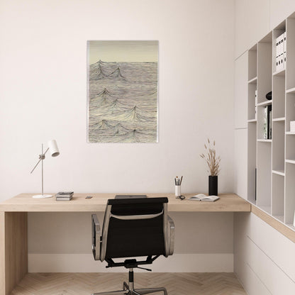UNTITLED 2 - Louise Bourgeois Brushed Aluminum Print - 70x100 cm / 28x40 inches | Louise Bourgeois Aluminum Print | Louise Bourgeois Prints