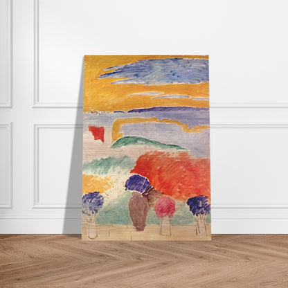 OPEN WINDOW AT TANGIER 1913 - Henri Matisse Brushed Aluminum Print - 70x100 cm / 28x40 inches | Henri Matisse Aluminum Print | Henri Matisse Prints