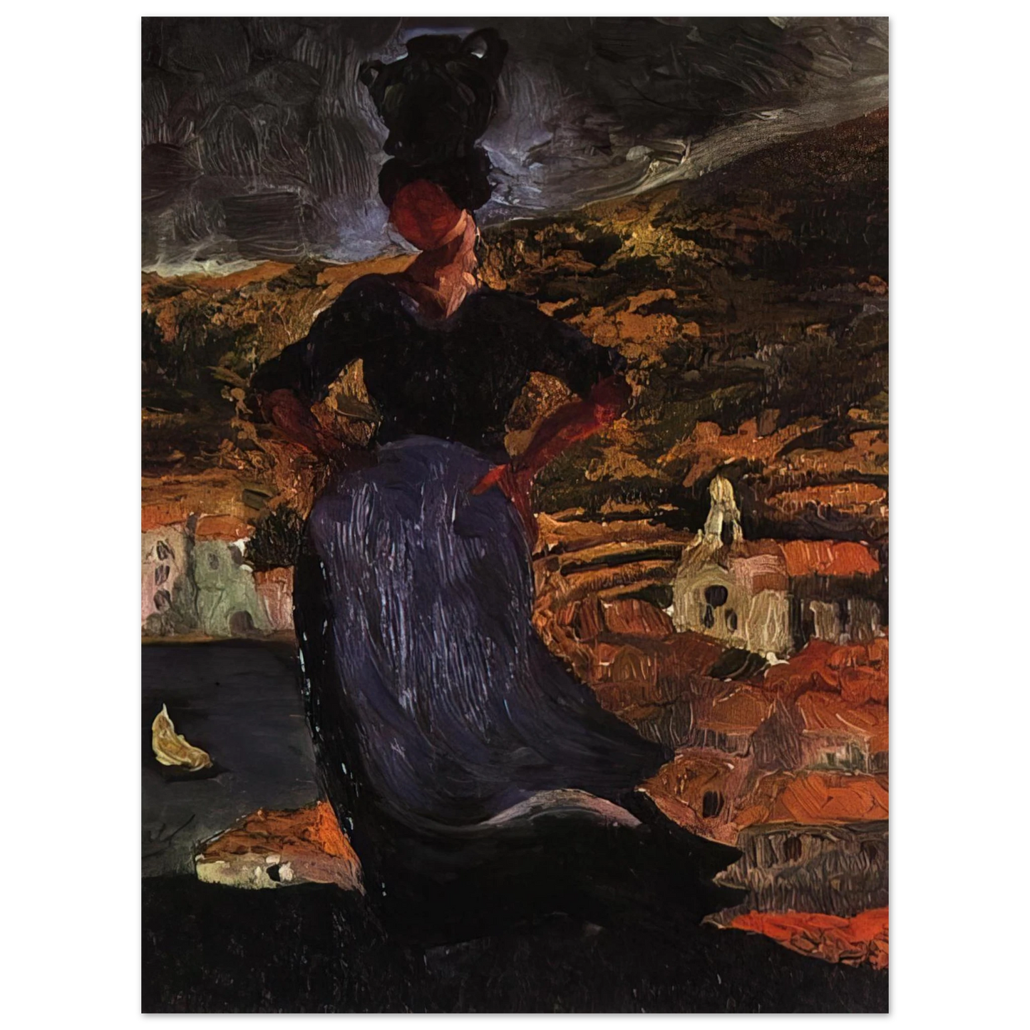 Salvador Dali - PORTRAIT OF HORTENSIA  75x100 cm / 30x40inches Fine Art Poster