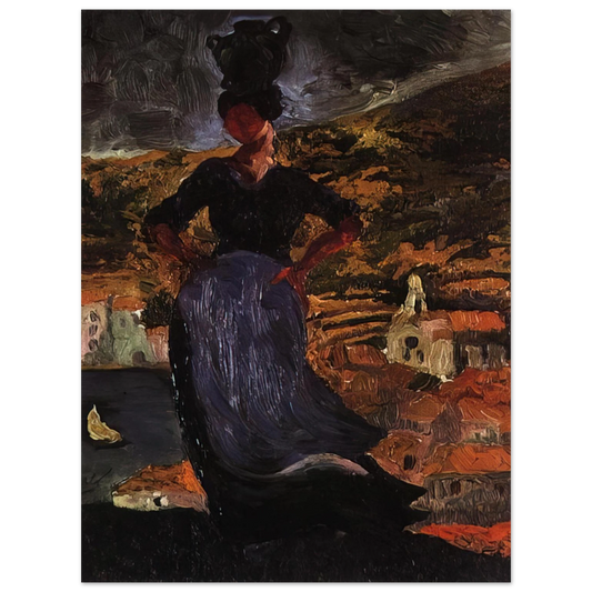 Salvador Dali - PORTRAIT OF HORTENSIA  75x100 cm / 30x40inches Fine Art Poster