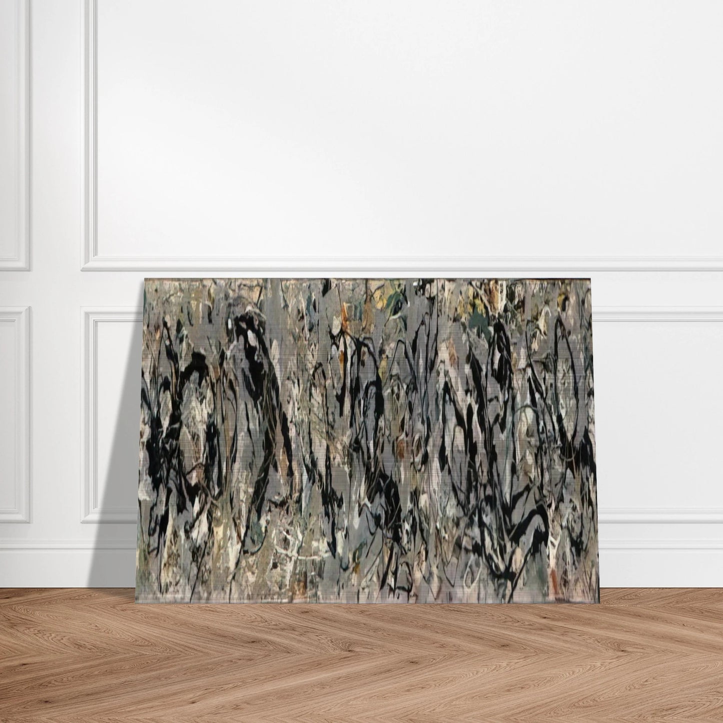 NUMBER 10 1949 - Jackson Pollock Brushed Aluminum Print - 70x100 cm / 28x40 inches | Jackson Pollock Aluminum Print | Jackson Pollock Prints