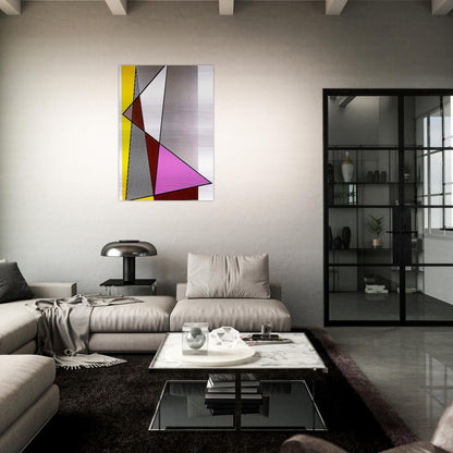 IMPERFECT PAINTING 1986 - Roy Lichtenstein Brushed Aluminum Print - 70x100 cm / 28x40 inches | Roy Lichtenstein Aluminum Print | Roy Lichtenstein Prints