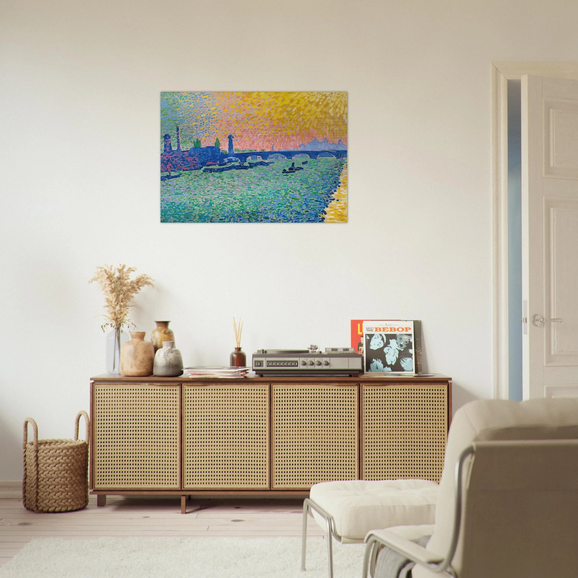 WATERLOO BRIDGE 1906 - Andre Derain Brushed Aluminum Print - 70x100 cm / 28x40 inches | Andre Derain Aluminum Print | Andre Derain Prints