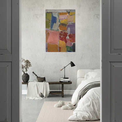 Urbana - Richard Diebenkorn Brushed Aluminum Print - 70x100 cm / 28x40 inches | Richard Diebenkorn Aluminum Print | Richard Diebenkorn Prints