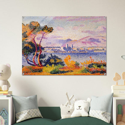 Antibes, Afternoon - Henri-Edmond Cross Acrylic Print - 70x100 cm / 28x40″ inches | Henri-Edmond Cross Wall Art | Henri-Edmond Cross Prints