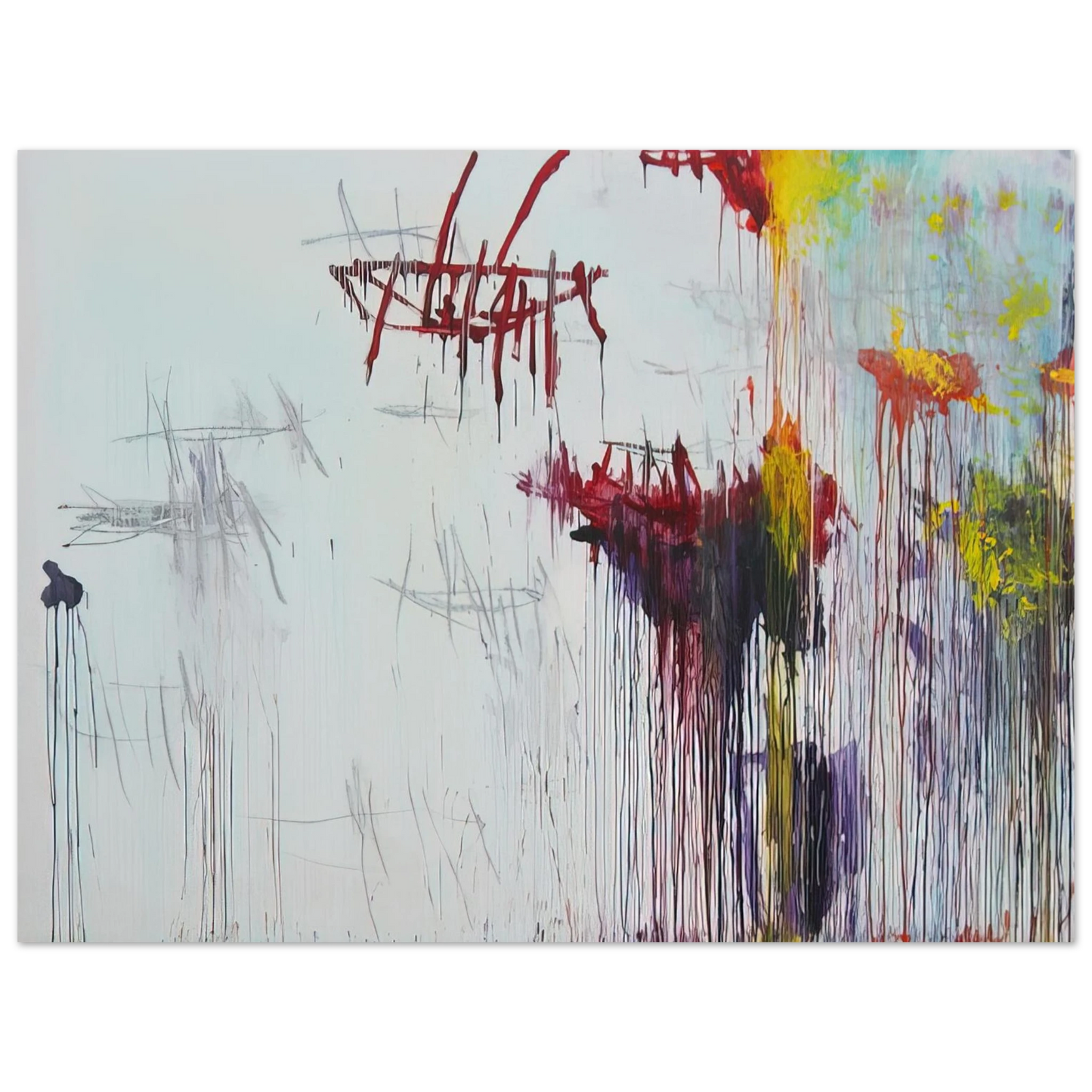 Cy Twombly - Lepanto, Part VI  75x100 cm / 30x40inches Fine Art Poster