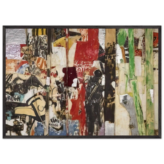 Baby - Allan Kaprow 70x100 cm / 28x40 inches Framed Art Print – Black Wooden Frame