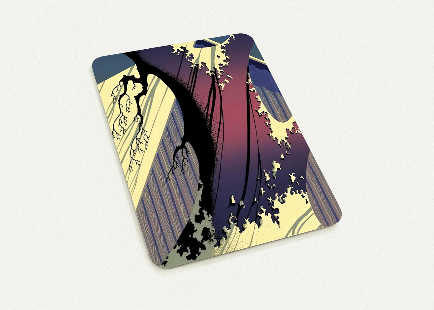 Mauve Barn By Eyvind Earle Pack of 10 Post Cards | Eyvind Earle Post Cards | A6 (10.5 x 14.8 cm) - 4.1 x 5.8 inches