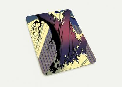 Mauve Barn By Eyvind Earle Pack of 10 Post Cards | Eyvind Earle Post Cards | A6 (10.5 x 14.8 cm) - 4.1 x 5.8 inches