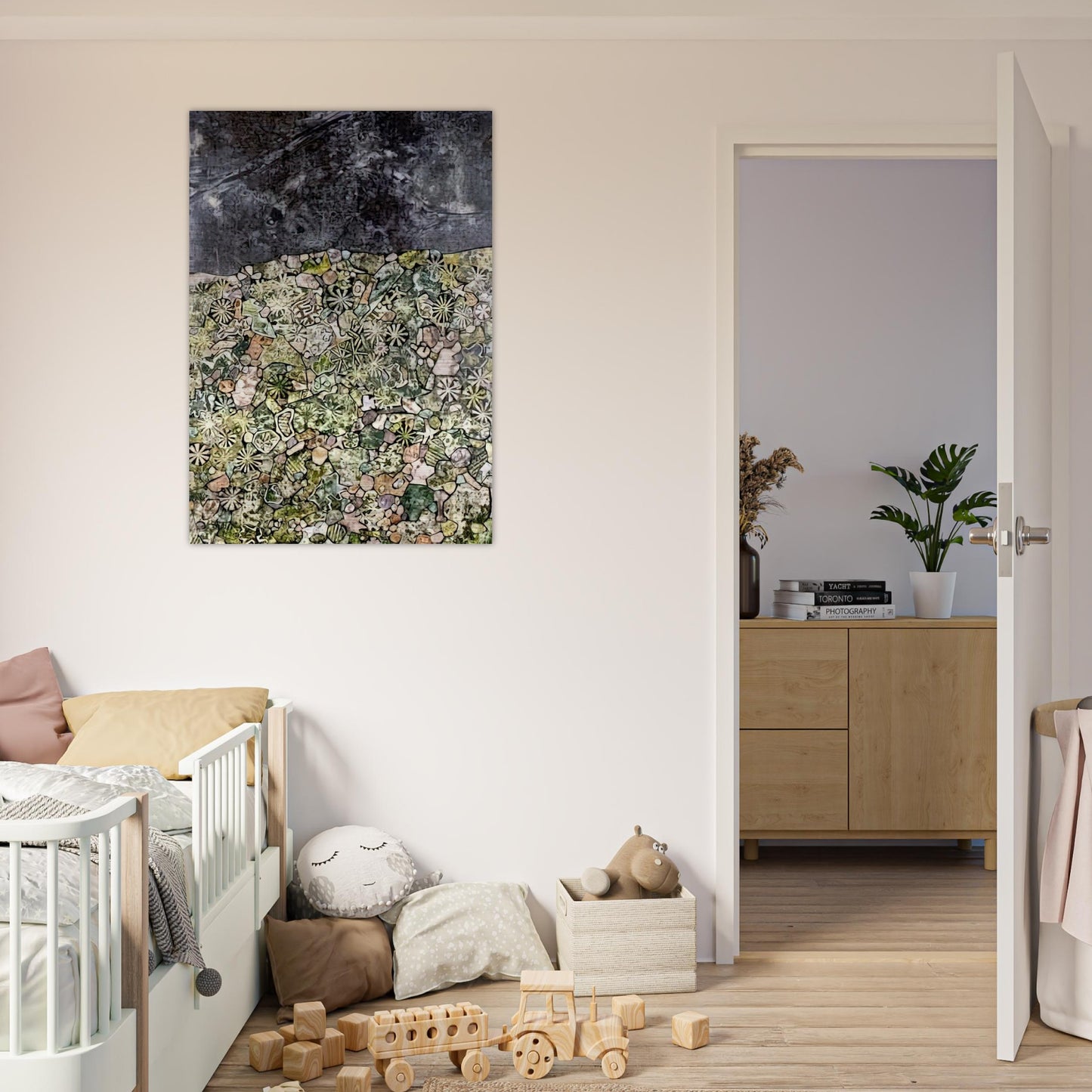 I LIVE IN A COUNTRY LAUGHING - Jean Dubuffet Brushed Aluminum Print - 70x100 cm / 28x40 inches | Jean Dubuffet Aluminum Print | Jean Dubuffet Prints