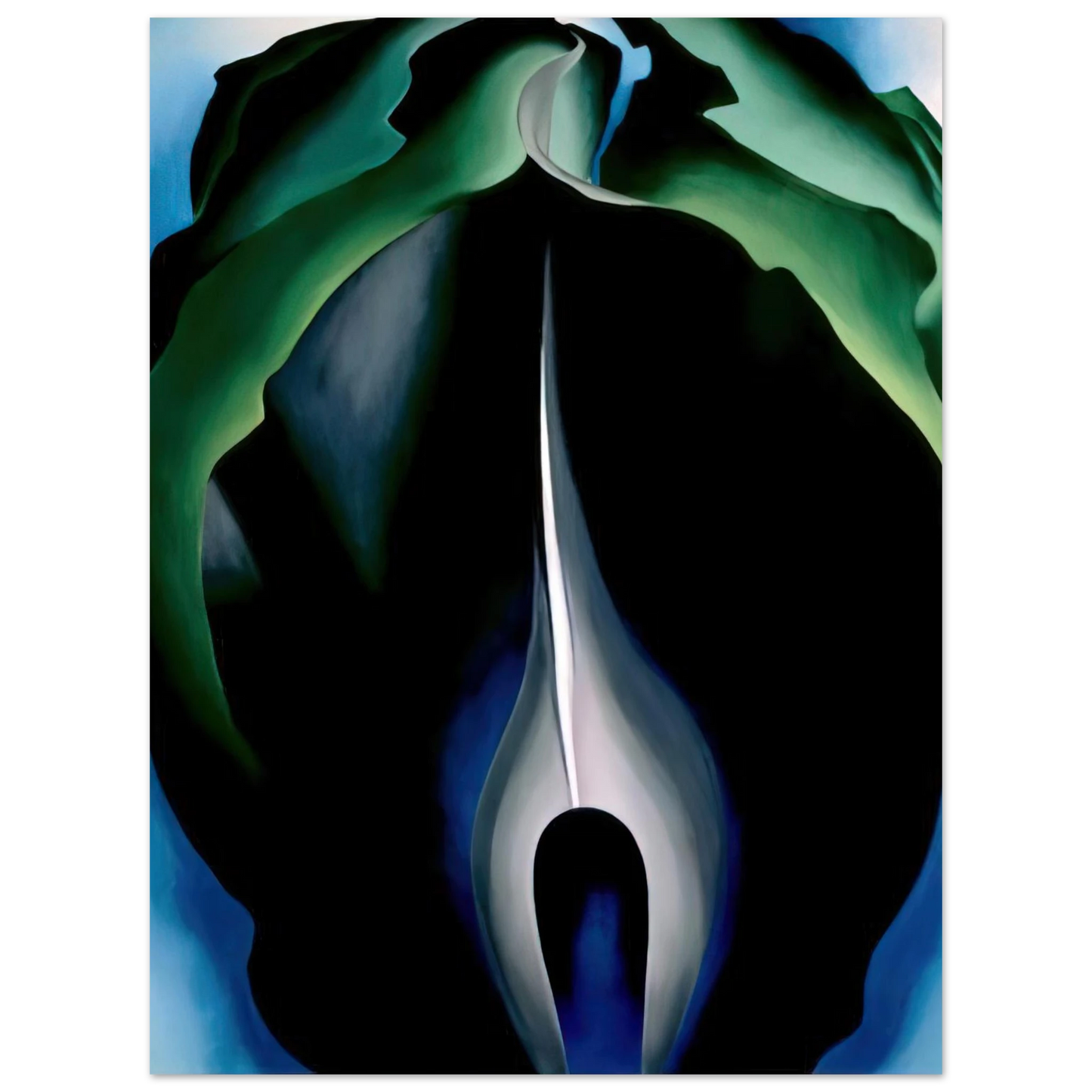 Georgia O'Keeffe - Jack-in-the-Pulpit No. IV Fine Art Poster
