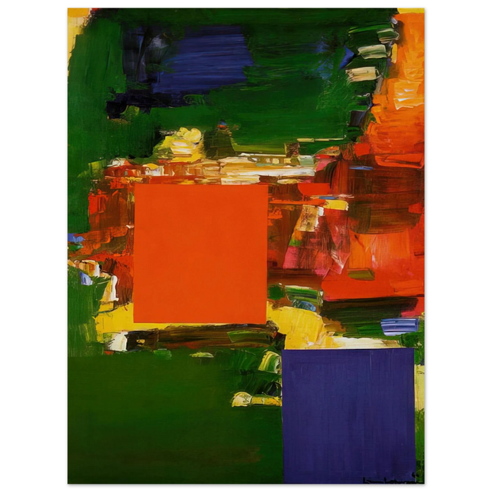 Hans Hofmann - Olive Grove  75x100 cm / 30x40inches Fine Art Poster