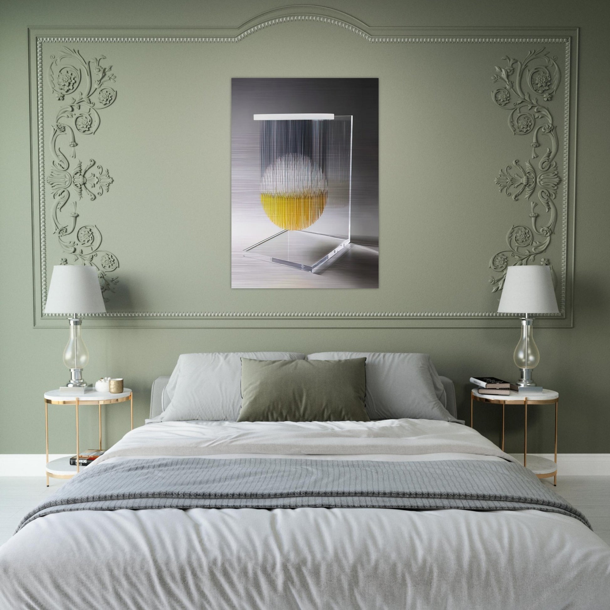 ESFERA THEOSPACIO 1989 - Jesus Rafael Soto Brushed Aluminum Print - 70x100 cm / 28x40 inches | Jesus Rafael Soto Aluminum Print | Jesus Rafael Soto Prints
