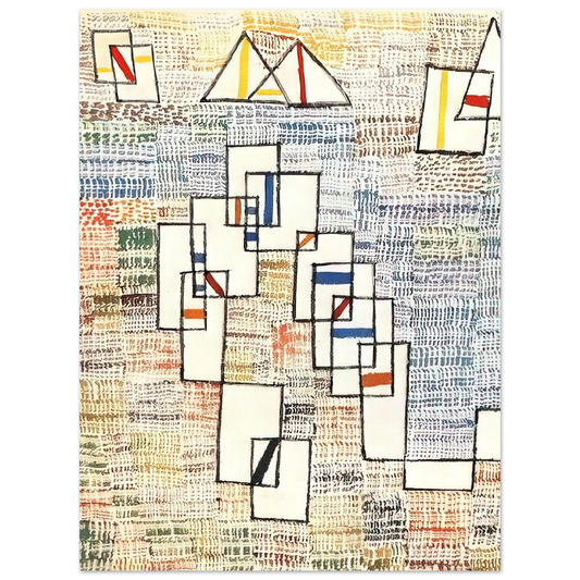 Paul Klee - COTE DE PROVENCE  75x100 cm / 30x40inches Fine Art Poster