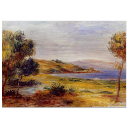 The Bay - Pierre-Auguste Renoir Brushed Aluminum Print - 70x100 cm / 28x40 inches | Pierre-Auguste Renoir Aluminum Print | Pierre-Auguste Renoir Prints