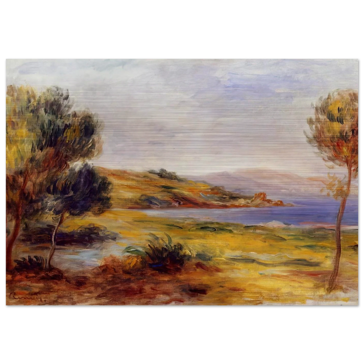 The Bay - Pierre-Auguste Renoir Brushed Aluminum Print - 70x100 cm / 28x40 inches | Pierre-Auguste Renoir Aluminum Print | Pierre-Auguste Renoir Prints