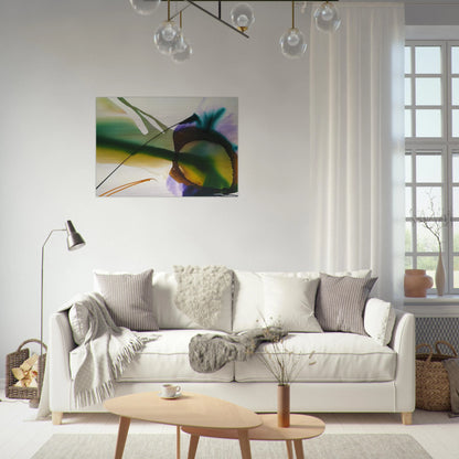 Phenomena Amber Sight - Paul Jenkins Brushed Aluminum Print - 70x100 cm / 28x40 inches | Paul Jenkins Aluminum Print | Paul Jenkins Prints
