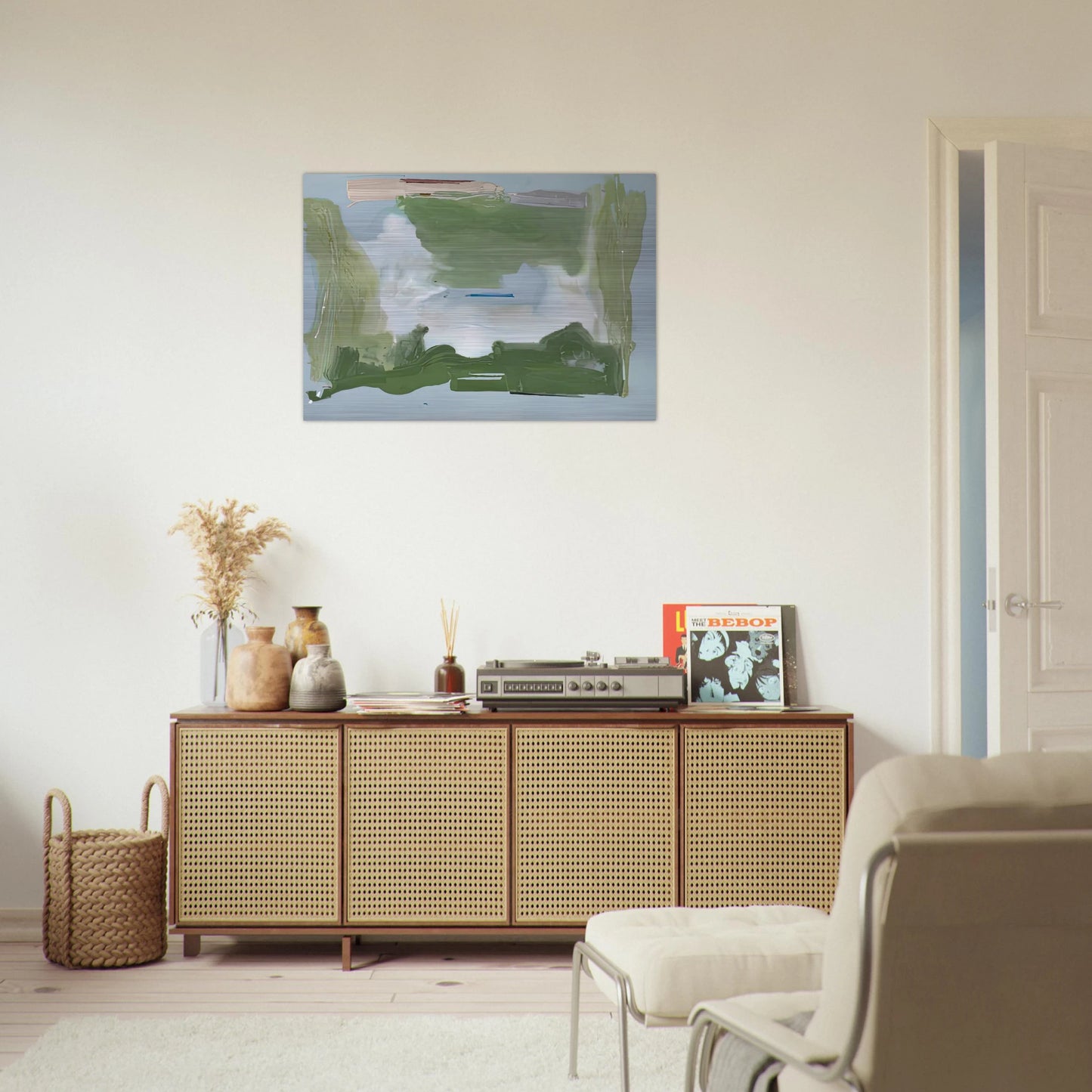 Lush Spring, 1975- - Helen Frankenthaler Brushed Aluminum Print - 70x100 cm / 28x40 inches | Helen Frankenthaler Aluminum Print | Helen Frankenthaler Prints