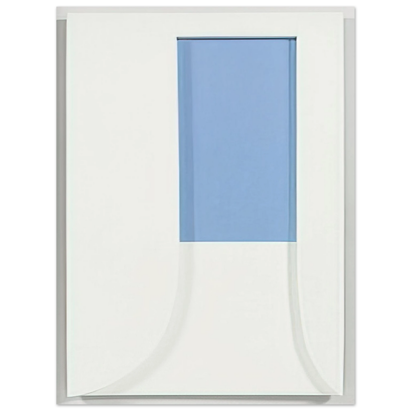 Ellsworth Kelly - Relief with Blue  75x100 cm / 30x40inches Fine Art Poster