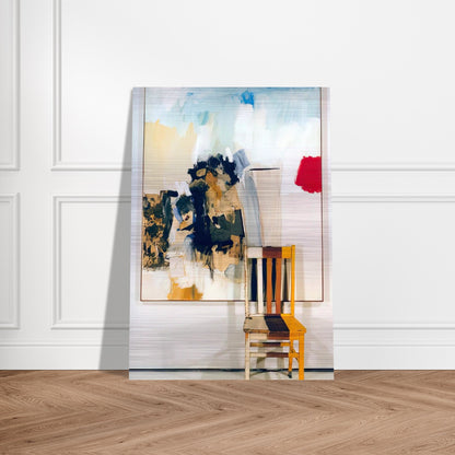 PILGRIM 1960 - Robert Rauschenberg Brushed Aluminum Print - 70x100 cm / 28x40 inches | Robert Rauschenberg Aluminum Print | Robert Rauschenberg Prints