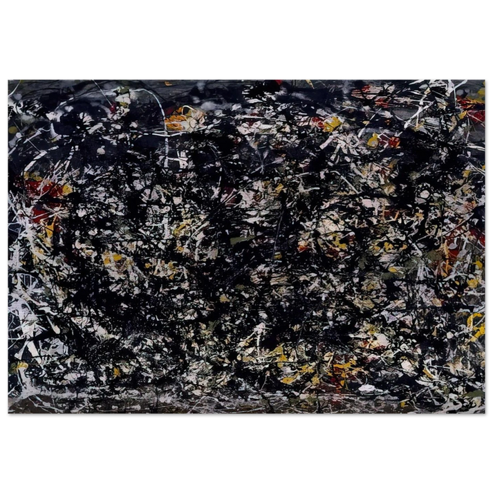NUMBER 6 1949 - Jackson Pollock Brushed Aluminum Print - 70x100 cm / 28x40 inches | Jackson Pollock Aluminum Print | Jackson Pollock Prints