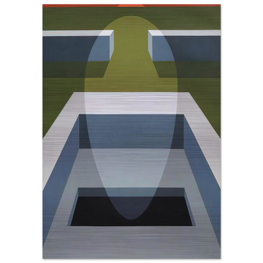 Transection No. 7 - 1970 - Clarence Holbrook Carter Brushed Aluminum Print - 70x100 cm / 28x40 inches | Clarence Holbrook Carter Aluminum Print | Clarence Holbrook Carter Prints