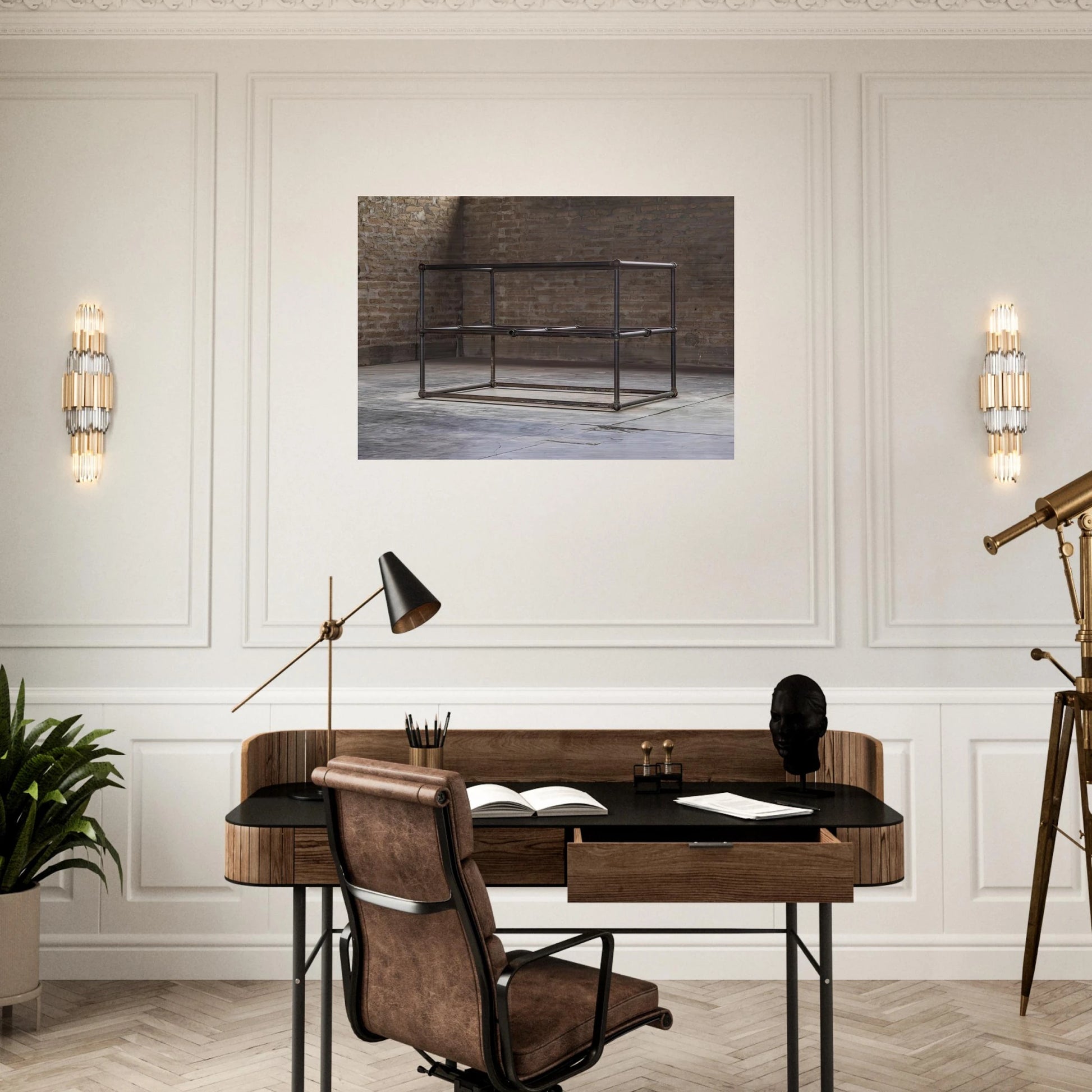 To Dave Shackman - 1964 - Donald Judd Brushed Aluminum Print - 70x100 cm / 28x40 inches | Donald Judd Aluminum Print | Donald Judd Prints