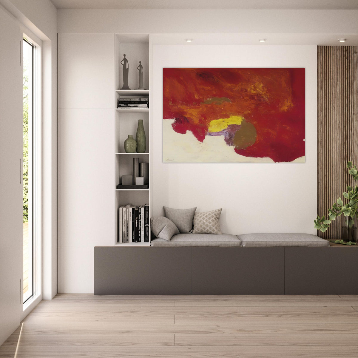 Byzantium III - 1958 - Theodoros Stamos Art Prints - 100x150 cm / 40x60″ inches | Theodoros Stamos Poster | Theodoros Stamos Prints