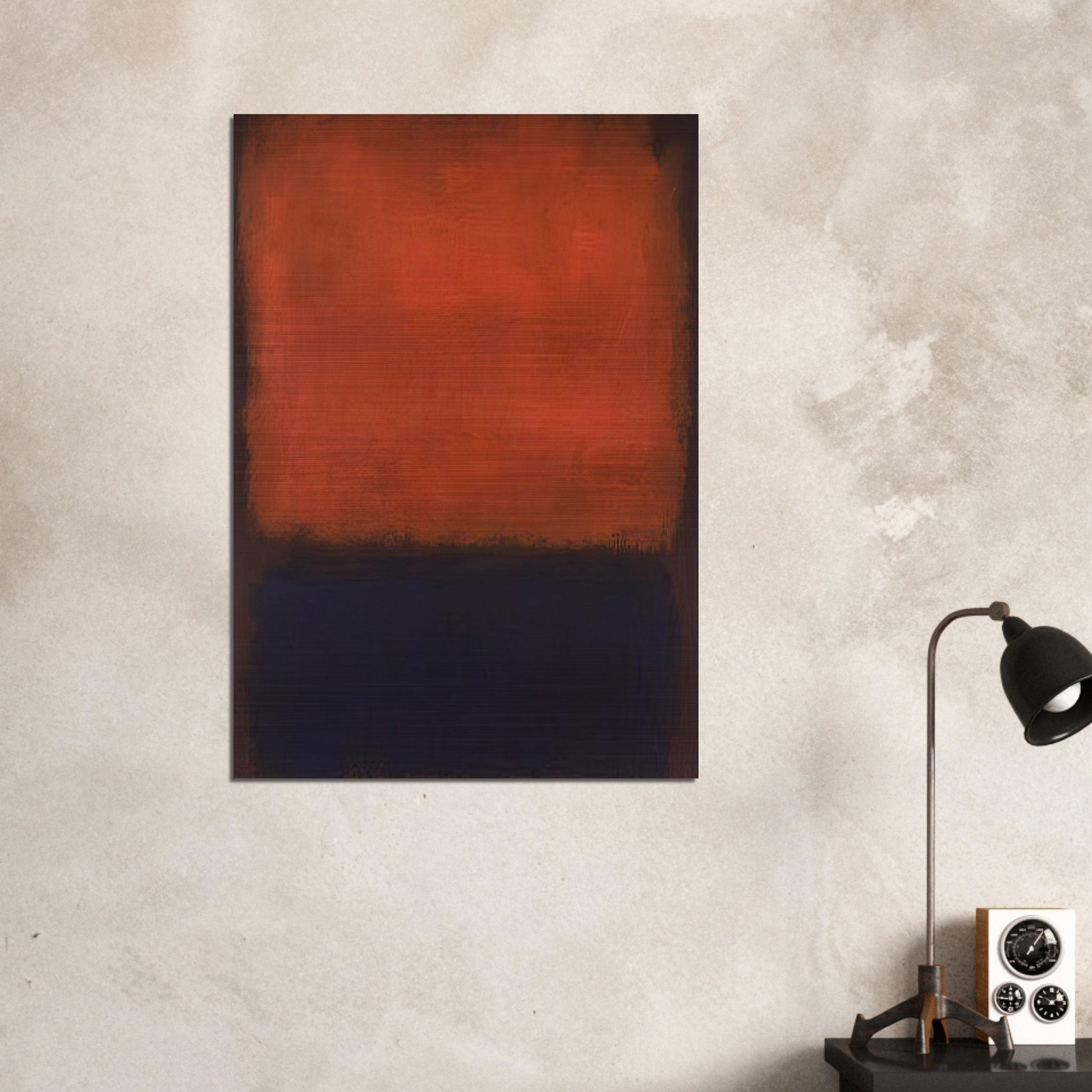 No. 14 - 1960 - Mark Rothko Brushed Aluminum Print - 70x100 cm / 28x40 inches | Mark Rothko Aluminum Print | Mark Rothko Prints