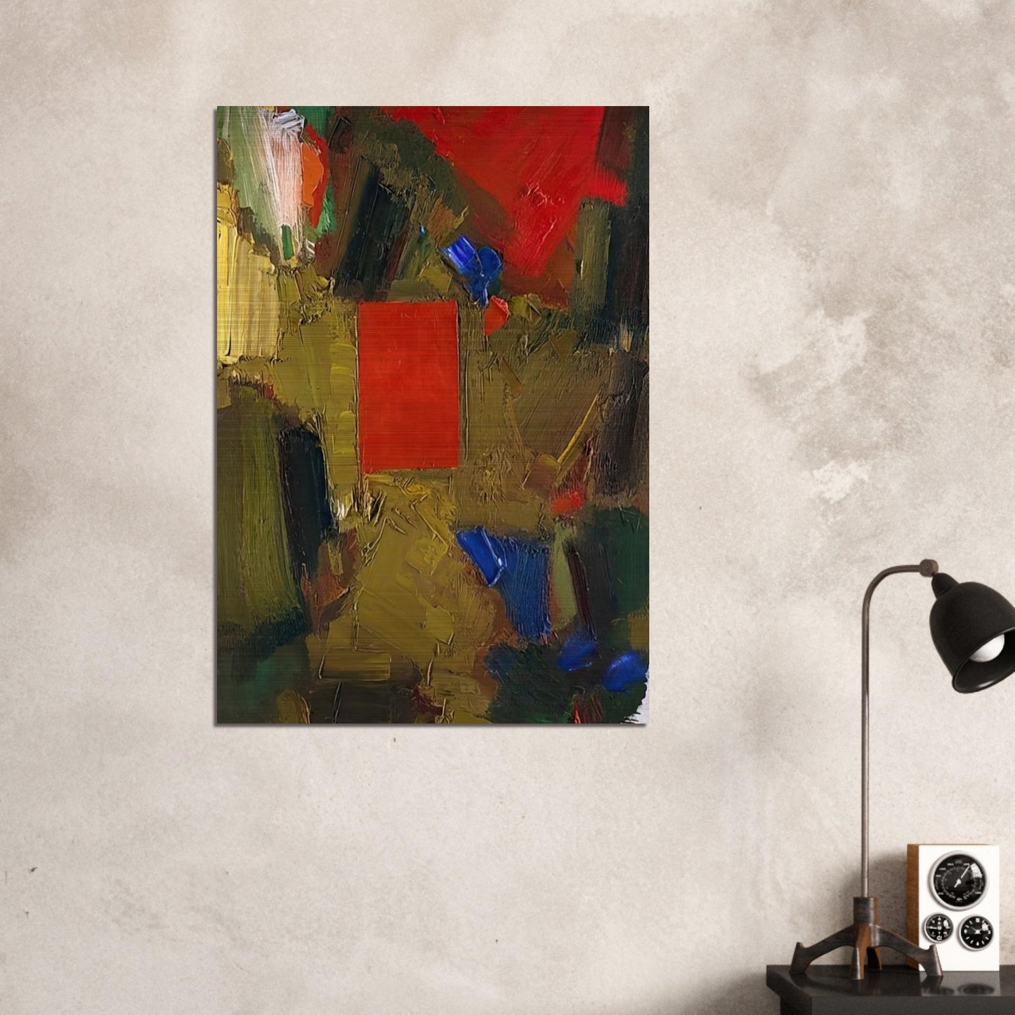 Profound Longing - Hans Hofmann Brushed Aluminum Print - 70x100 cm / 28x40 inches | Hans Hofmann Aluminum Print | Hans Hofmann Prints